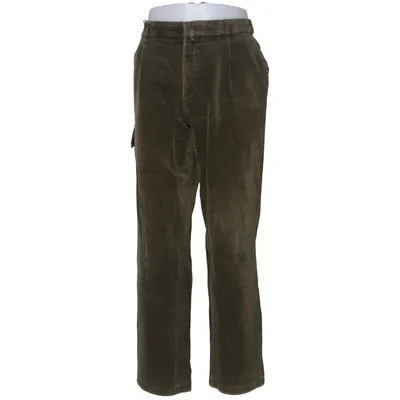 Pantalon en velours (Vert) de Elch Coton, Élasthane, Polyamide