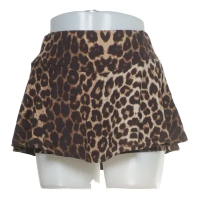 Skort (Brun, Flerfärgad) från Shein Elastan, Polyester