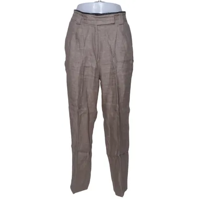 Kostuumbroek (Bruin) van Massimo Dutti Linnen