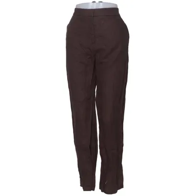 Pants (Brown) from Mango Cotton, Linen