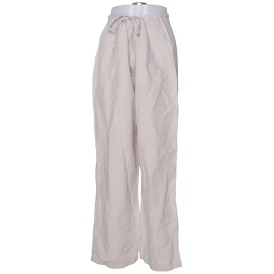 Broek (Beige) van Seal Katoen, Linnen