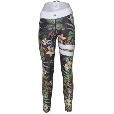 Sportleggings (Zwart, Meerkleurig) van Stronger Elastaan, Polyester