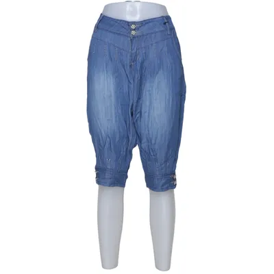Three-quarter pants (Blue) from OSIKA Cotton, Polyester