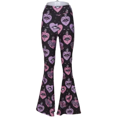 Leggings (Zwart, Roze, Lila) van Too Fast Elastaan, Polyester