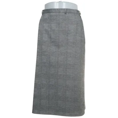 Kjol (Grå) från Lapidus Polyester, Silke, Ull
