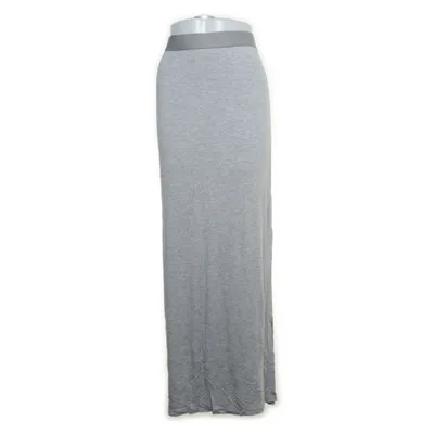 Maxi nederdel (Grå) fra H&M Basic Elastan, Viscose