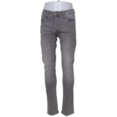 Spijkerbroek (Grijs) van Jack & Jones Jeans Intelligence Katoen, Elastaan