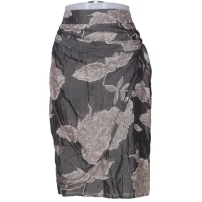 Rok (Grijs, Meerkleurig) van La Ligna Acetaat, Katoen, Metallvezel, Polyester, Wol