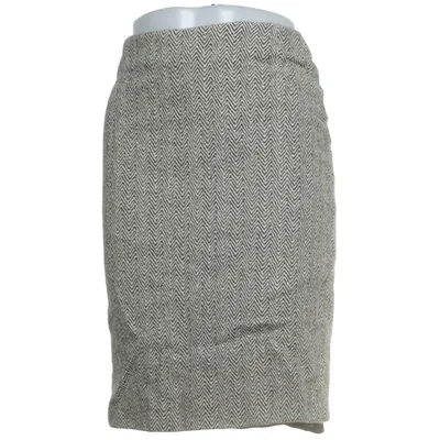 Skirt (Gray, White) from Cantarelli Silk, Viscose, Wool