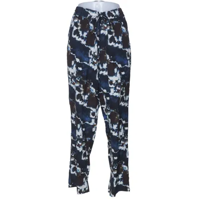 Pantalon (Bleu, Multicolore) de PBO Élasthane, Soie