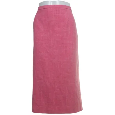 Skirt (Pink) from Finn Karelia Elastane, Linen, Polyamide, Polyester