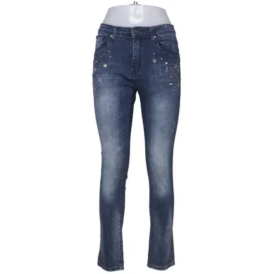 Jeans (Blå) från Place du Jour Bomull, Elastan