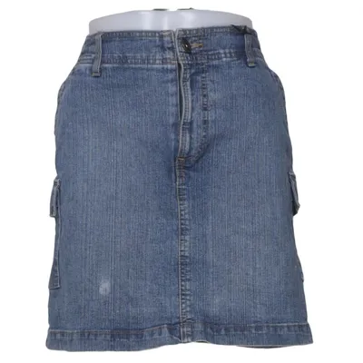 Jupe en jean (Bleu) de St. John's Bay Coton, Élasthane, Polyester