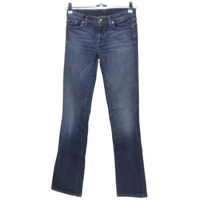 Spijkerbroek (Blauw) van 7 for All Mankind Katoen, Elastaan