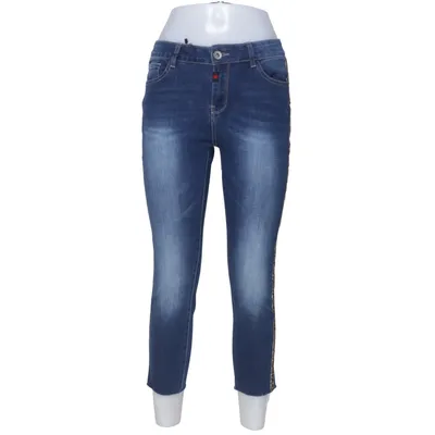 Jeans (Blå, Flerfärgad) från Hand Work Denim Bomull, Elastan, Polyester