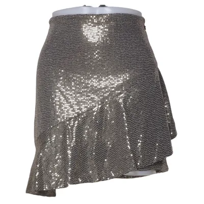 Skirt (Gold, Black) from Souvenir Elastane, Metallic fiber, Polyamide, Polyester