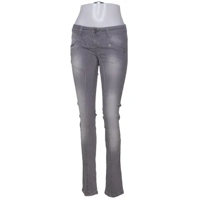 Spijkerbroek (Grijs) van Nesal Jeans Katoen, Elastaan