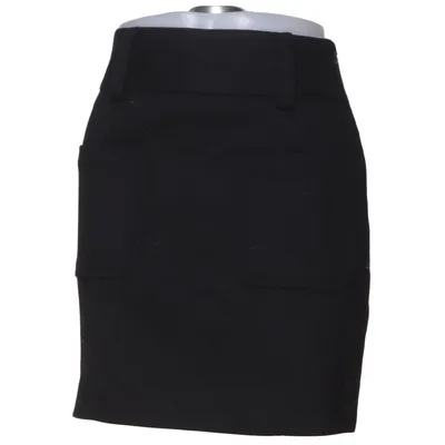 Jupe (Noir) de Sézane Élasthane, Polyester recyclé, Viscose, Laine