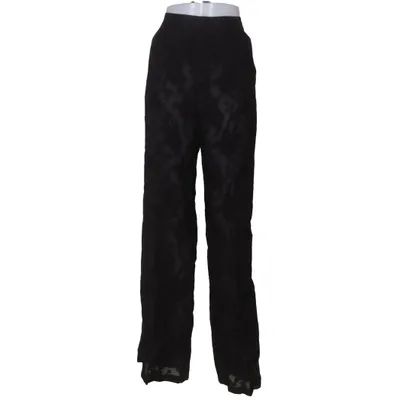 Pantalon patte d'éléphant (Noir) de Alix the Label Polyamide, Viscose