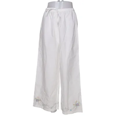 Pantalon patte d'éléphant (Blanc) de Zara Home Coton