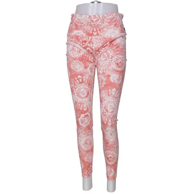 Sports tights (Red, White) from Super.Natural Elastane, Polyester, Wool