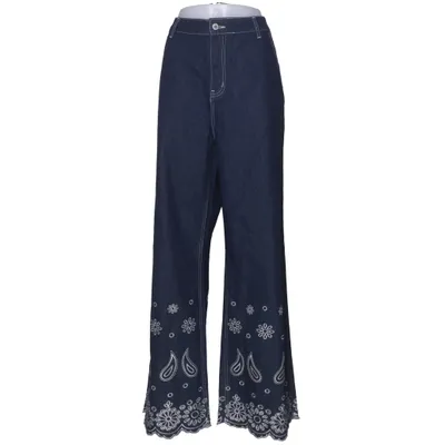 Spijkerbroek (Blauw, Wit) van Oasis Katoen, Polyester, Viscose