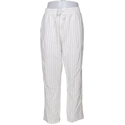 Byxor (Vit, Svart) från Manfinity Polyester, Viskos