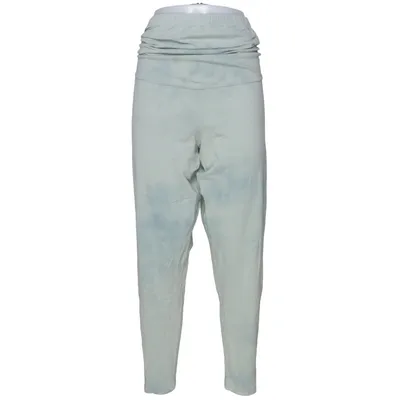 Maternity pants (Blue) from ASOS Design Cotton, Elastane
