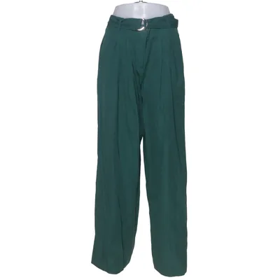 Palazzo pants (Green) from Mango Cotton, Linen, Lyocell, Polyester