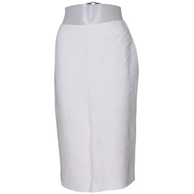 Nederdel (Hvid) fra Giorgia Netti Acetat, Linned, Viscose