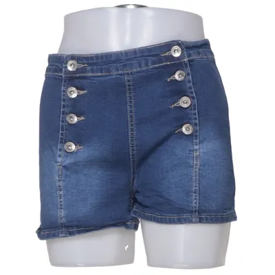 Denim shorts (Blue) from Chic Bon Bon Cotton, Elastane, Polyester, Viscose
