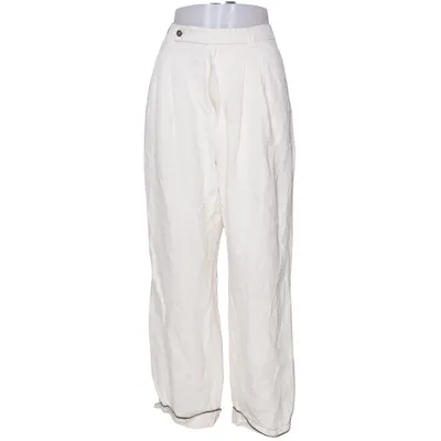 Broek (Beige) van Adnym Atelier Linnen, Viscose