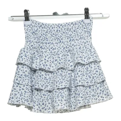 Kjol (Blå, Vit) från Zara Elastan, Polyester