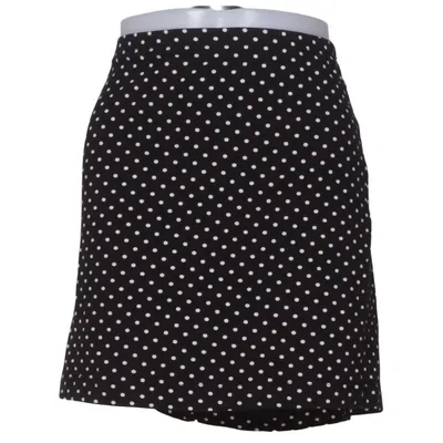 Nederdel (Sort, Hvid) fra H&M Basic Bomuld, Elastan
