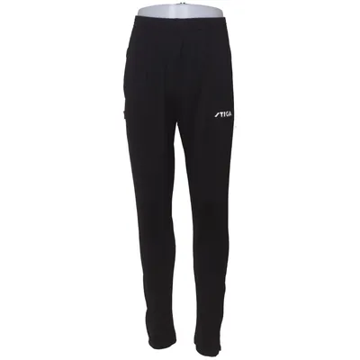Pantalon de jogging (Noir) de Stiga Élasthane, Polyester