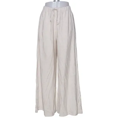 Palazzo pants (Beige) from By Malene Birger Linen, Viscose