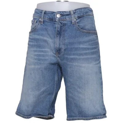 Denim shorts (Blauw) van Calvin Klein Jeans Katoen, Elastaan