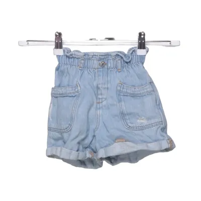 Short en jean (Bleu) de Zara Coton