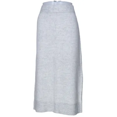 Jupe longue (Gris, Blanc) de Pernilla Wahlgren Design Acrylique, Élasthane, Polyester