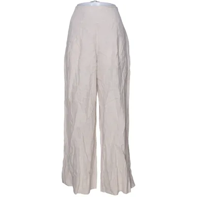 Palazzo pants (Beige) from Arket Cotton, Linen