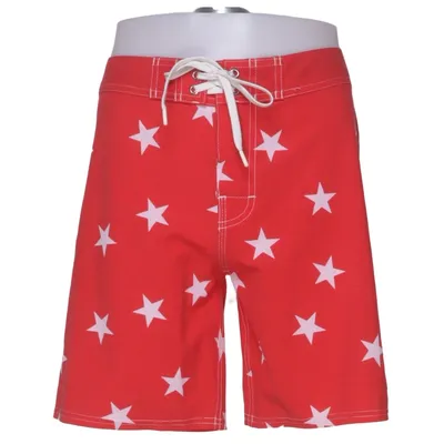 Shorts de bain (Rouge, Blanc) de Quiksilver Coton, Élasthane, Polyester