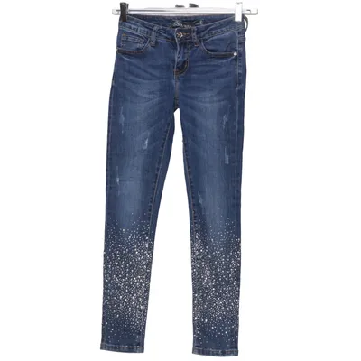 Jeans (Blue) from Farfallina Cotton, Elastane, Polyester