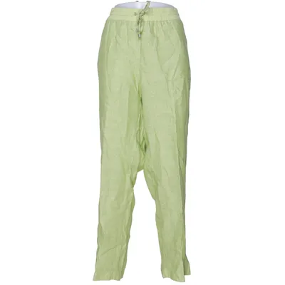 Pantalon (Vert) de Doris Streich Coton, Élasthane, Lin