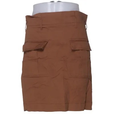 Jupe (Marron) de Gina Tricot Coton, Élasthane