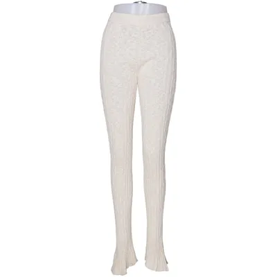 Pantalon (Beige) de Mango Coton, Polyamide