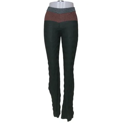 Pants (Green, Multicolored) from By Malene Birger Elastane, Metallic fiber, Polyamide, Polyester