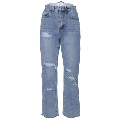 Jeans (Blue) from Momokrom Cotton, Polyester