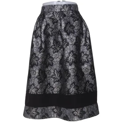 Jupe (Noir, Argent) de Oasis Fibre métallique, Polyester