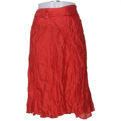 Wrap skirt (Red) from Stills Acetate, Metallic fiber, Silk