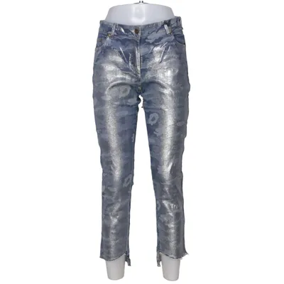 Spijkerbroek (Blauw, Zilver) van Feeling Fame Katoen, Elastaan